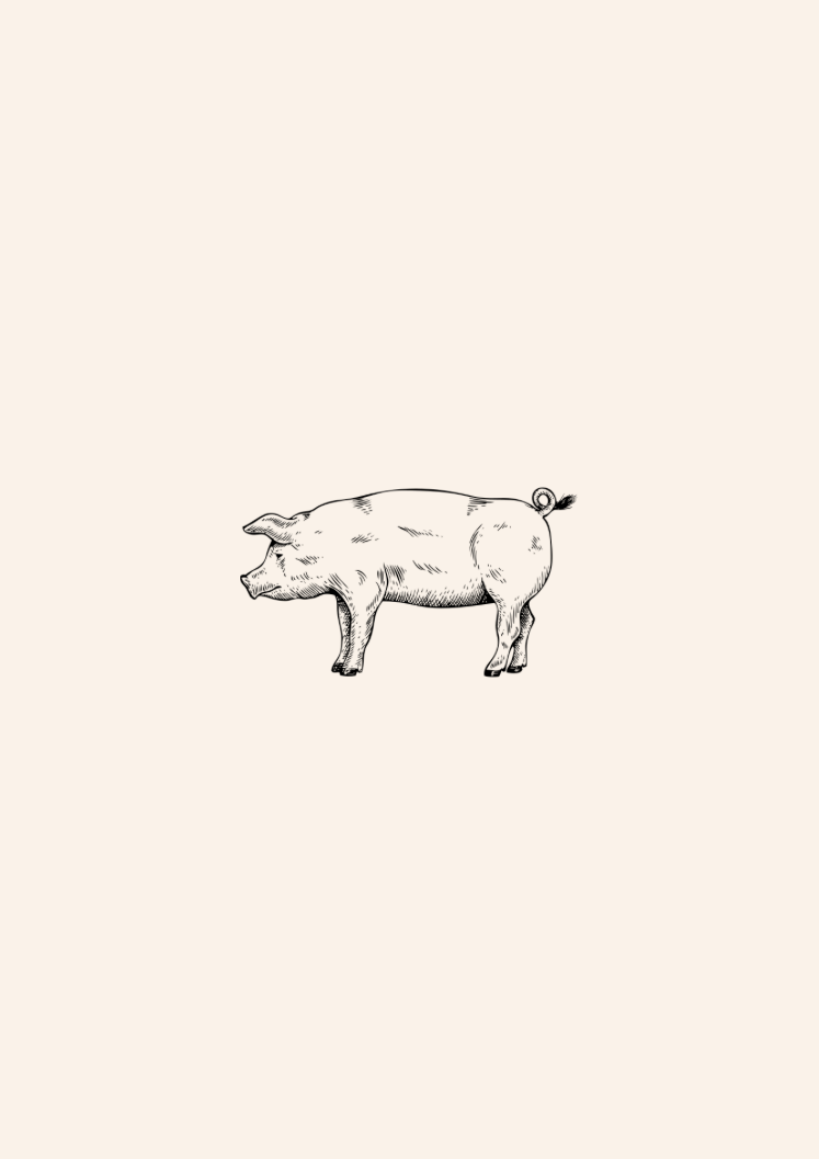 Hüftsteaks vom Duroc-Schwein, 2 Stück ca. 400g