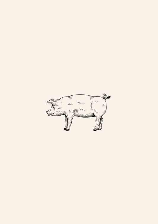 Kotelett vom Duroc-Schwein, 2 Stück, ca. 500g